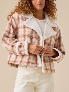 NWT Altar'd State Dorothy Plaid Jacket Size XL